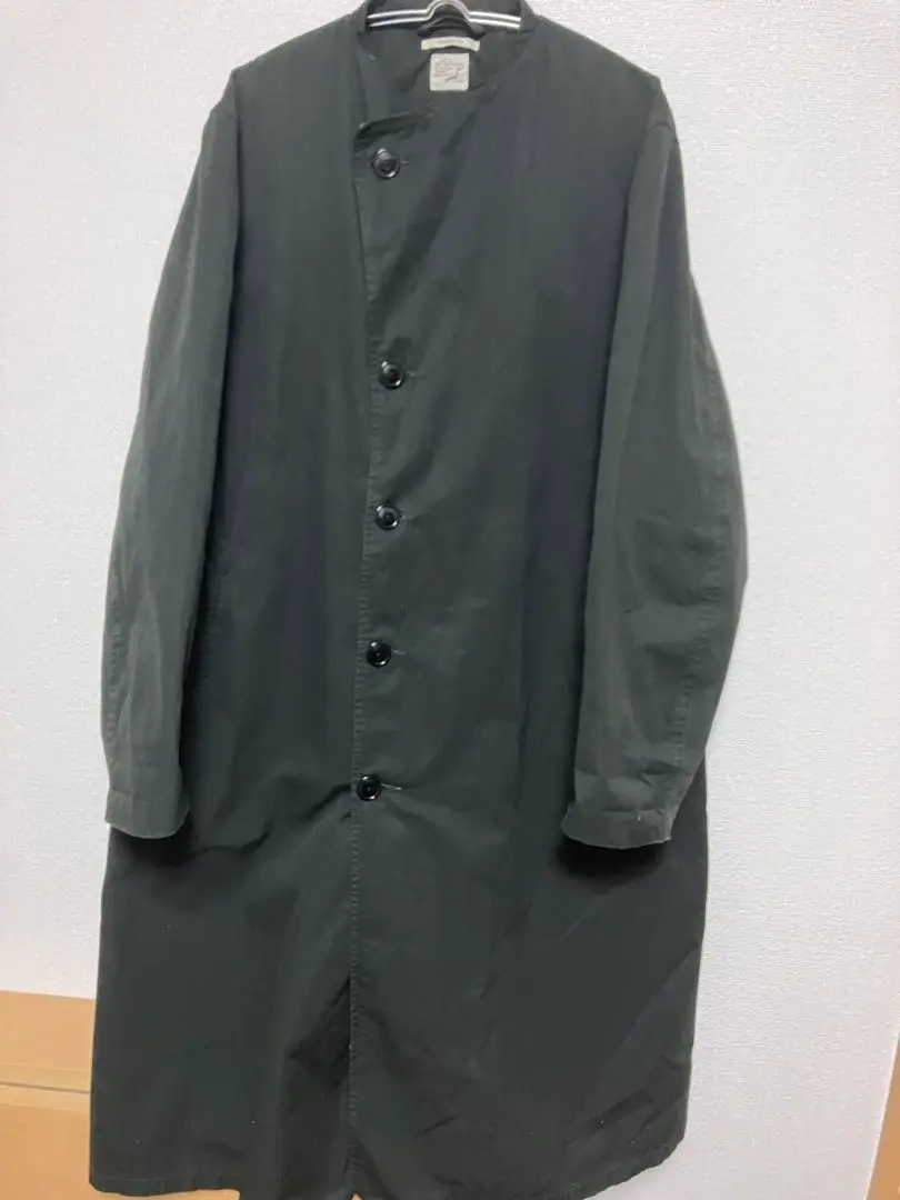 値下げ orslow ナイロン 紺 ノーカラーコート 撥水加工 オアスロウ 美品 2025年最新】オアスロウ ノーカラーコートの人気アイテム - メルカリ