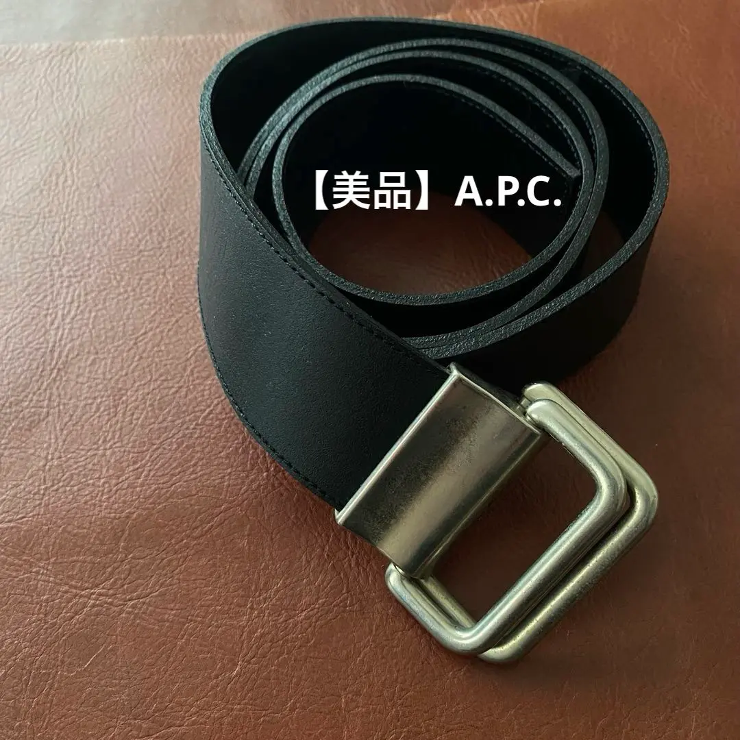 A.P.C アーペーセー　スムースレザーベルト apc-pxbid-h65193_1.jpg