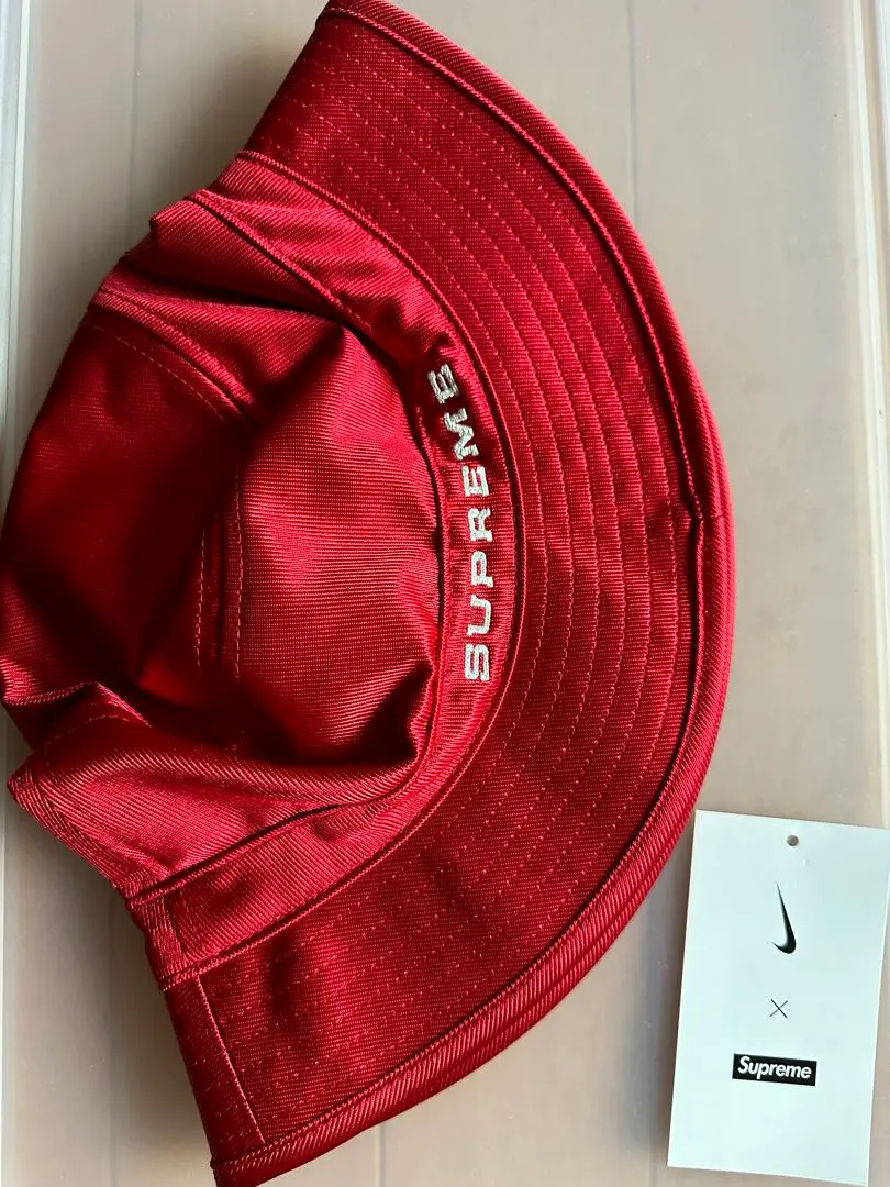 Supreme 赤 バケットハット★新品　シュプリーム シュプリーム SUPREME Bolt Snap Crusher ボルトスナップ