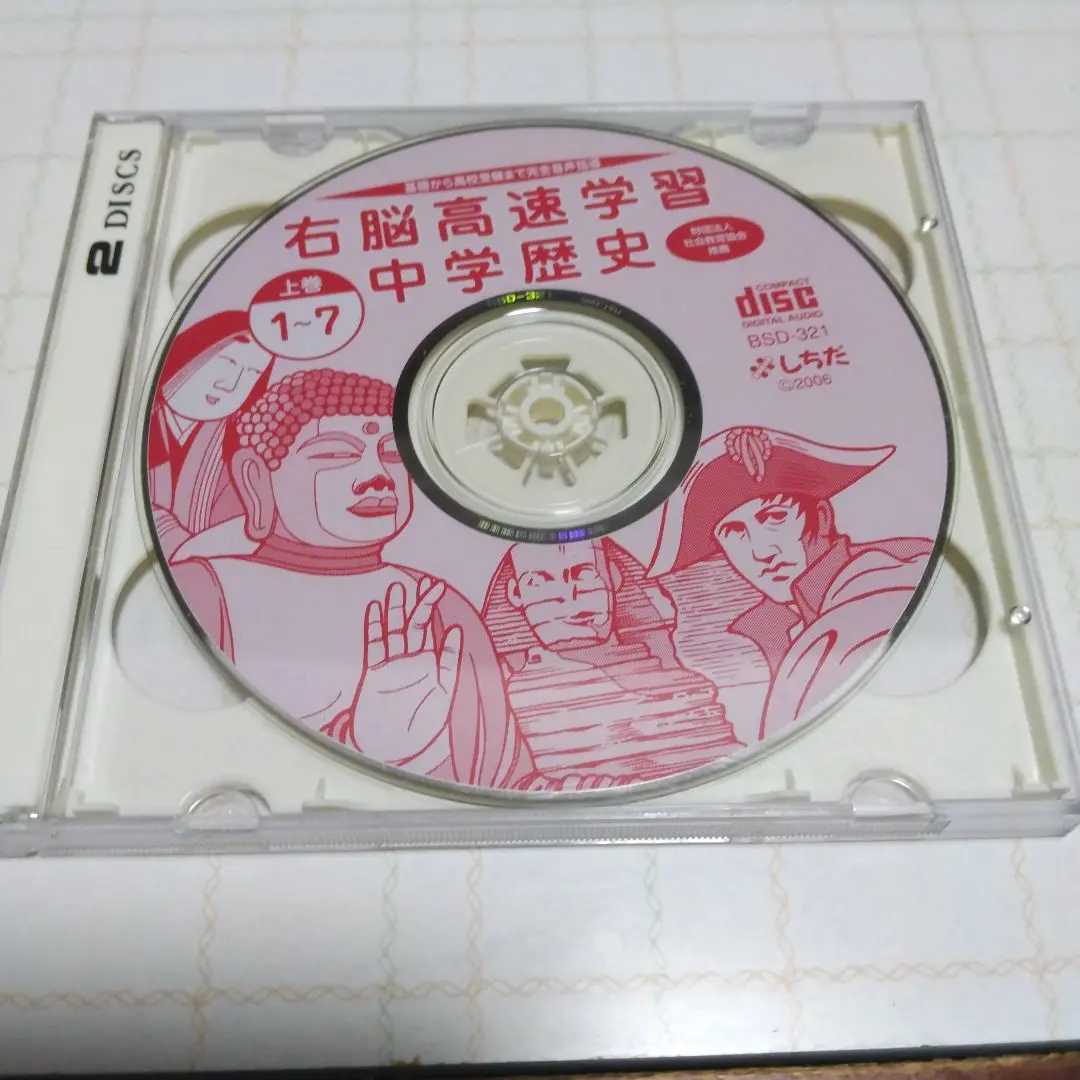 七田(しちだ)式　【新品未使用】右脳高速学習中学歴史CD付(動作確認済み) 2025年最新】七田 右脳高速学習 中学の人気アイテム - メルカリ