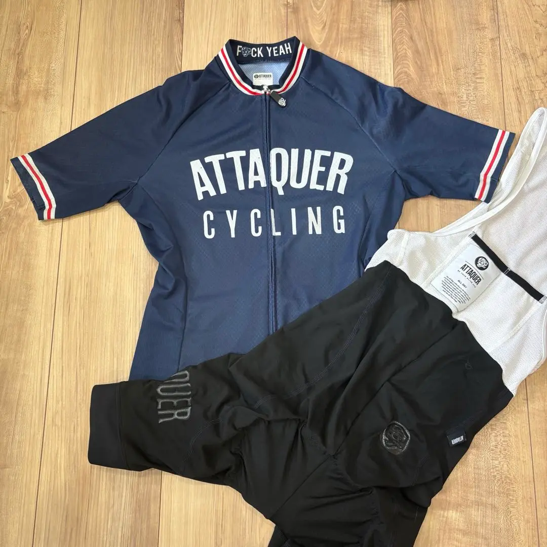 Attaquer冬用長袖ジャージ&SUNVOLTビブショーツ Attaquer冬用長袖ジャージ&SUNVOLTビブショーツ