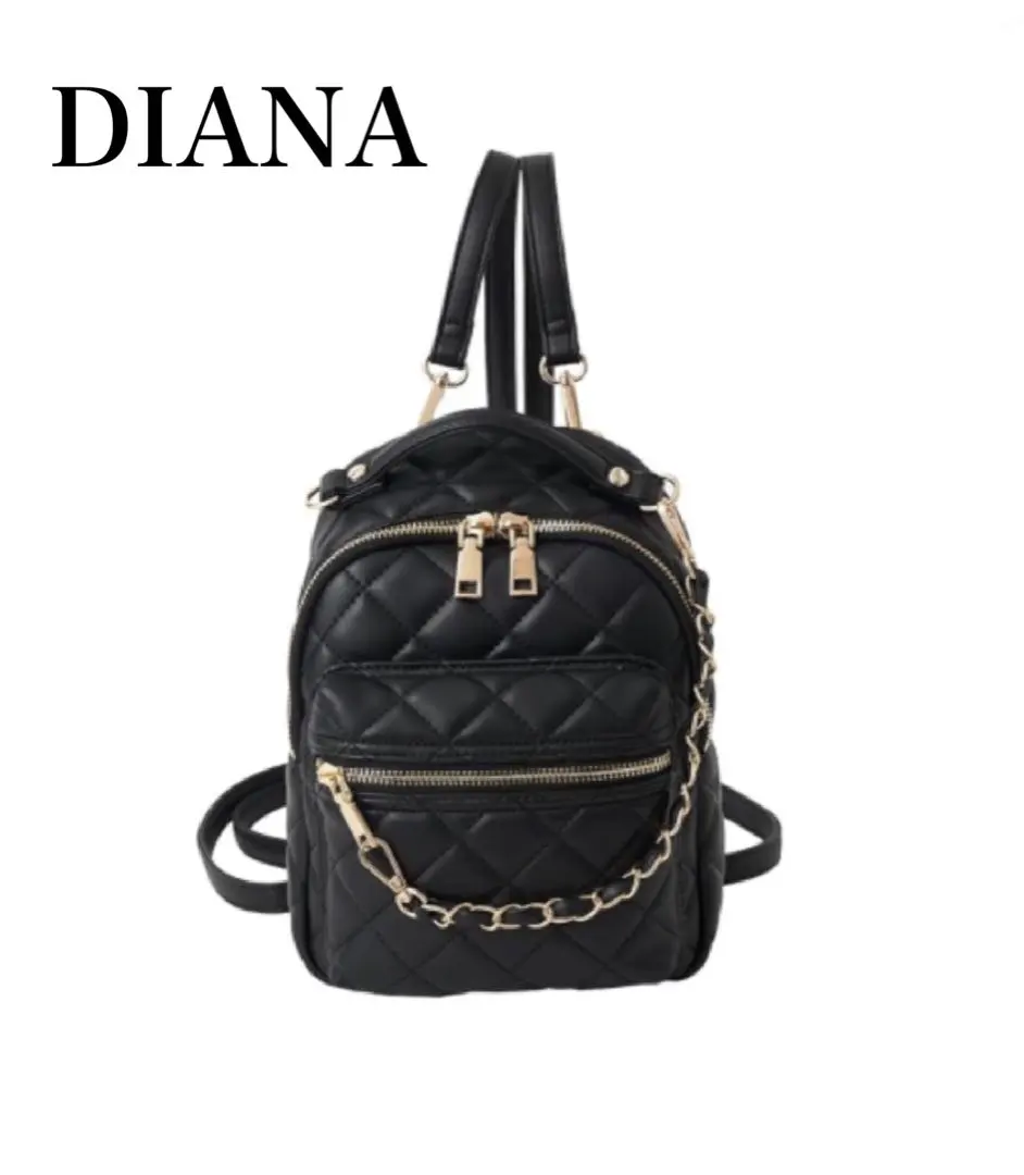 新品 DIANA キルティング リュック ブラック artemis by DIANA｜キルティングミニリュック | Rakuten Fashion