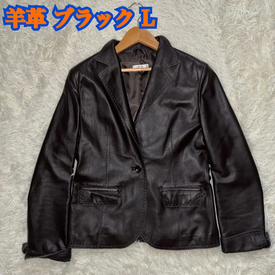 Thumbnail of Lambskin Black L size Jacket