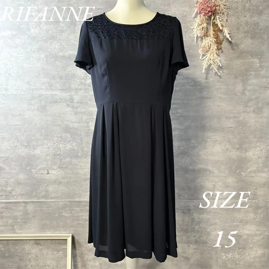 Thumbnail of RIFANNE Tokyo Soir Formal Lace Dress Short Sleeves Plus Size