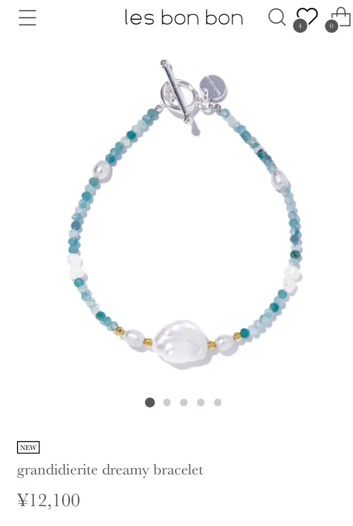 金子あや　ルボンボン【les bon bon】princess bracelet 金子あや ルボンボン【les bon bon】princess bracelet
