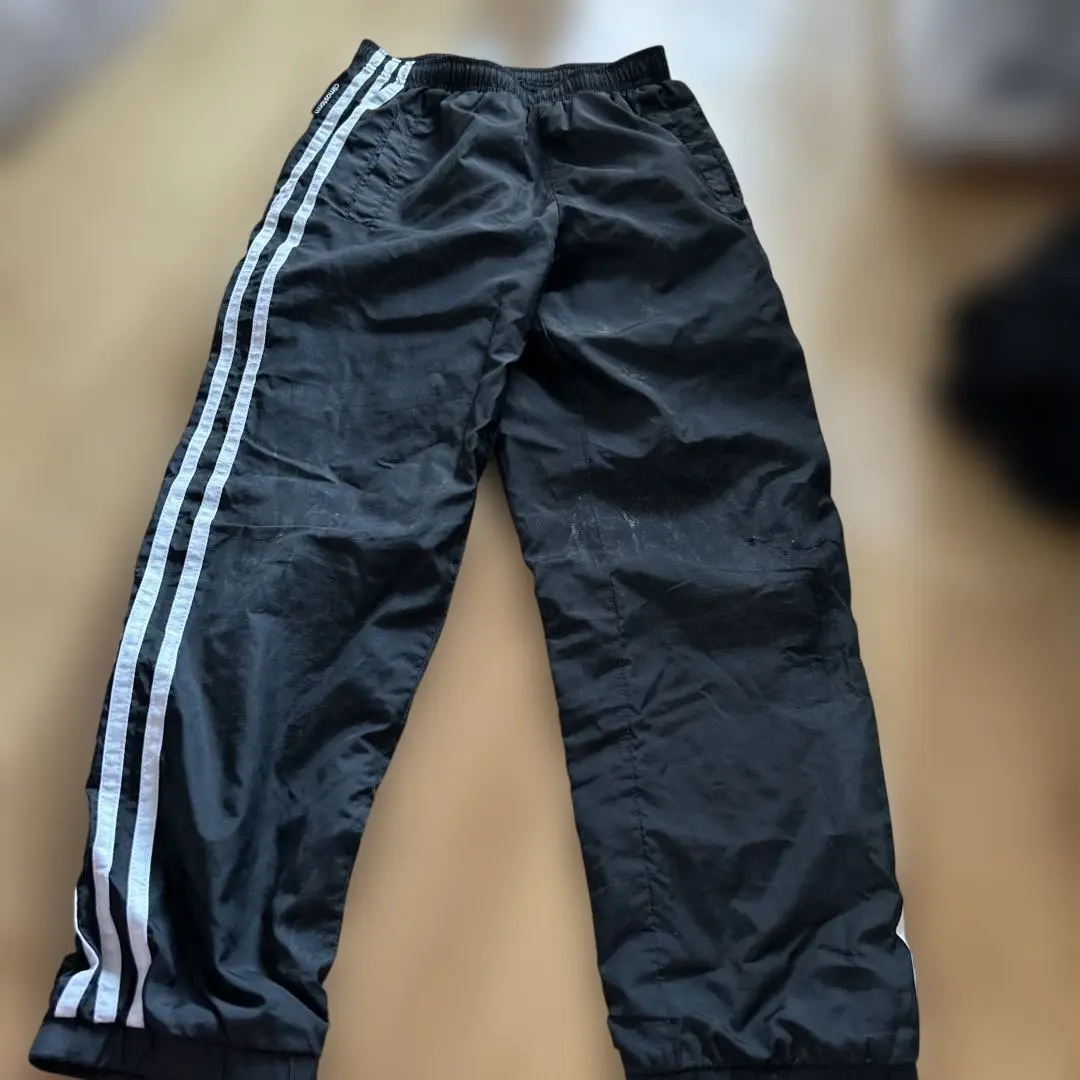 Thumbnail of #Cheap sports pants black side stripe adidas boys 130