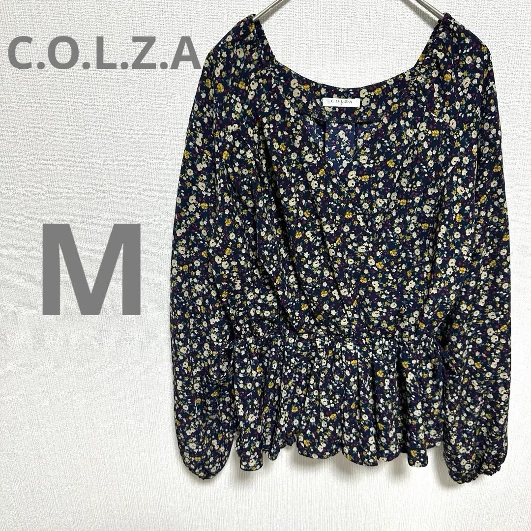 Thumbnail of Colza Blouse Floral Print All-Over Pattern Elastic Waist Ribbon