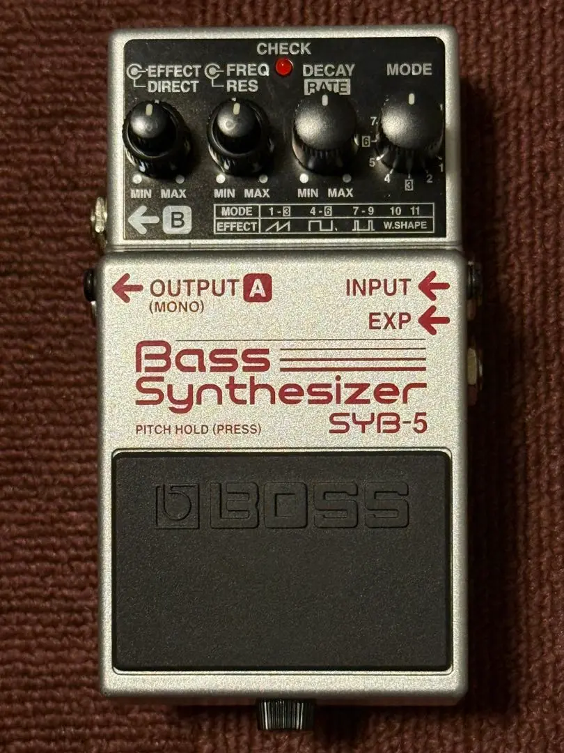 【9948】 BOSS SYB-5 ベースシンセサイザー 箱あり SYB-5 Bass Synthesizer（ベースシンセサイザー） │ BOSSマニア