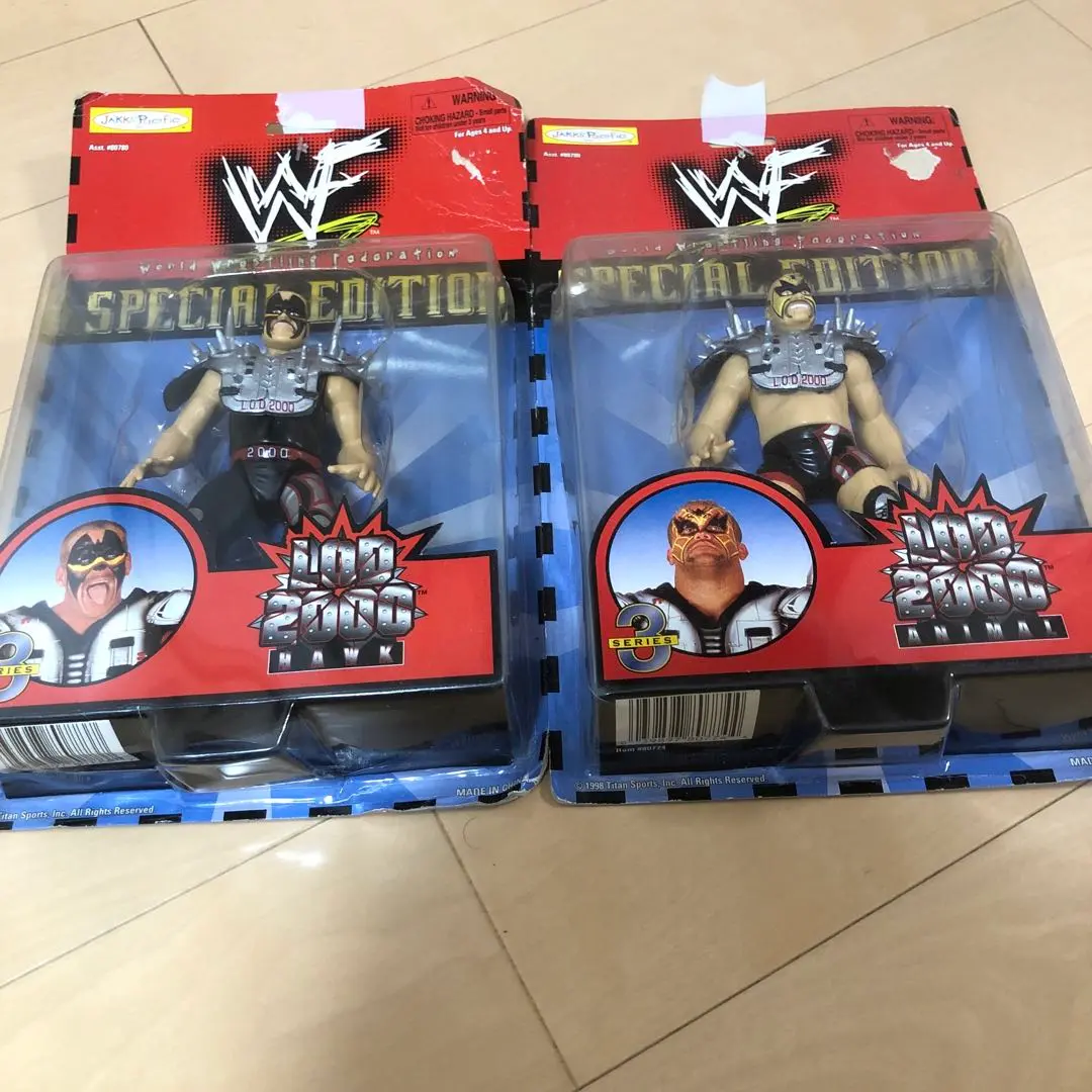 WWE ロードウォリアーズ フィギュア LOD アニマルウォリアー WWF LOD ザロードウォリアーズ フィギュア