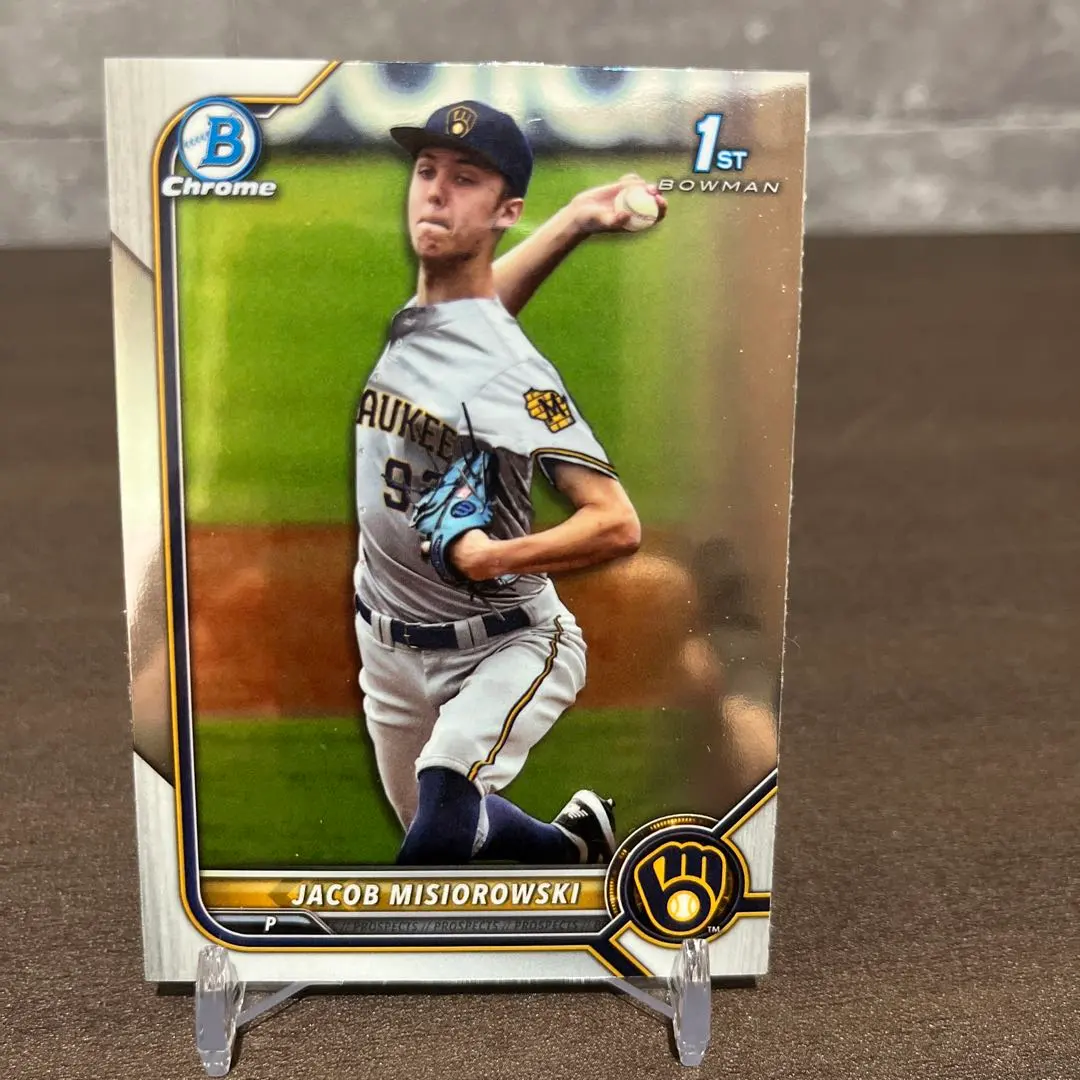 Thumbnail of Jacob Misiorowski (last name spelled in Japanese katakana) Bowman