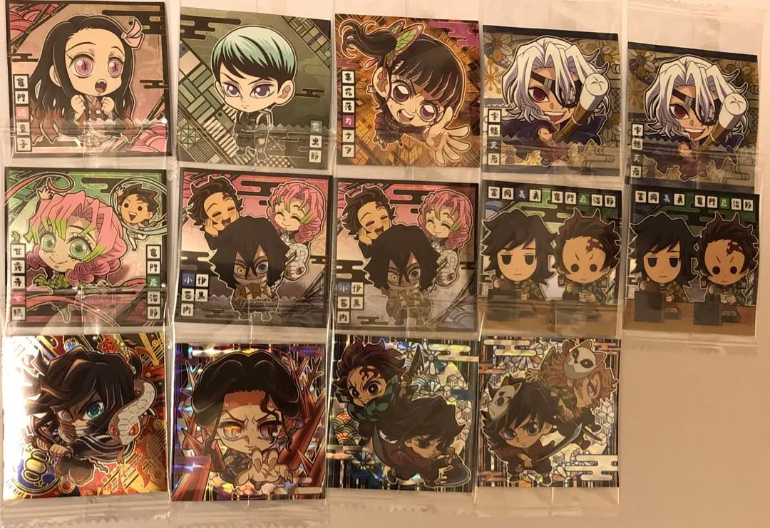 Thumbnail of Demon Slayer Wafer Stickers Set