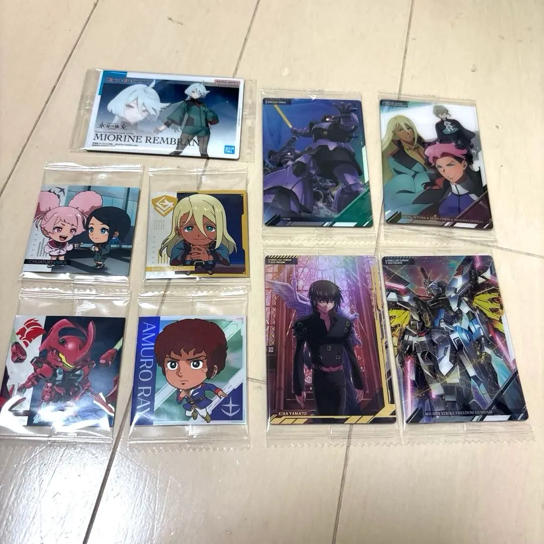 Thumbnail of Gundam Itajaga Seal Wafer Gumpla Package Art Gummi - Total of 9 items