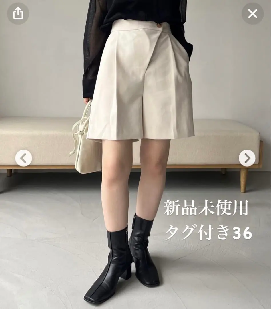【新品未使用タグ付き】カプリシュレマージュ　ショートパンツ 2025年最新】CAPRICIEUX LE'MAGE レディース ショートパンツ