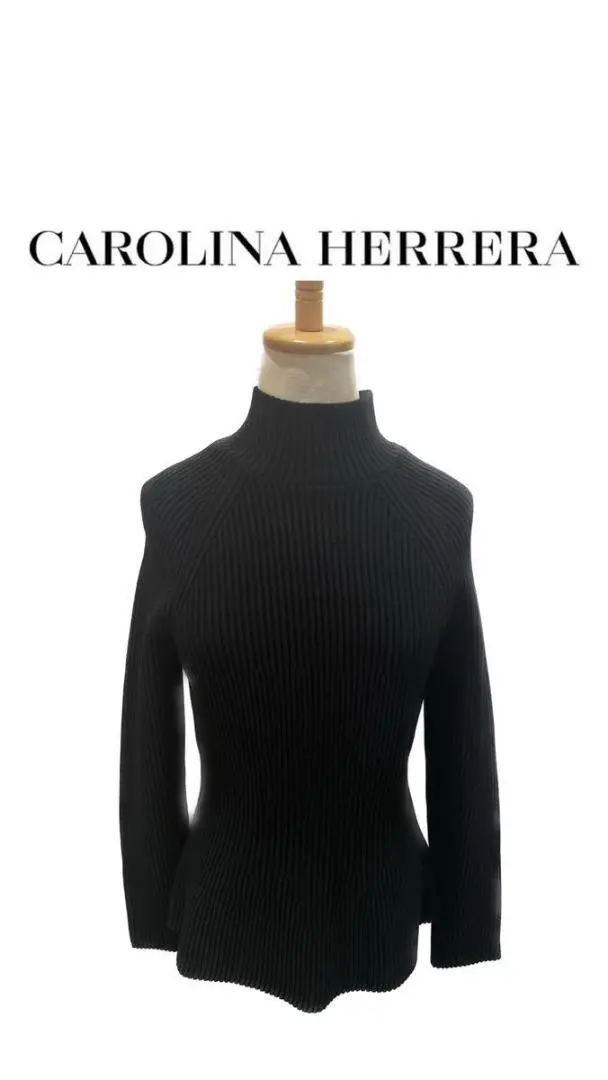 新品タグ付【CarolinaHerrera】ドット ニット