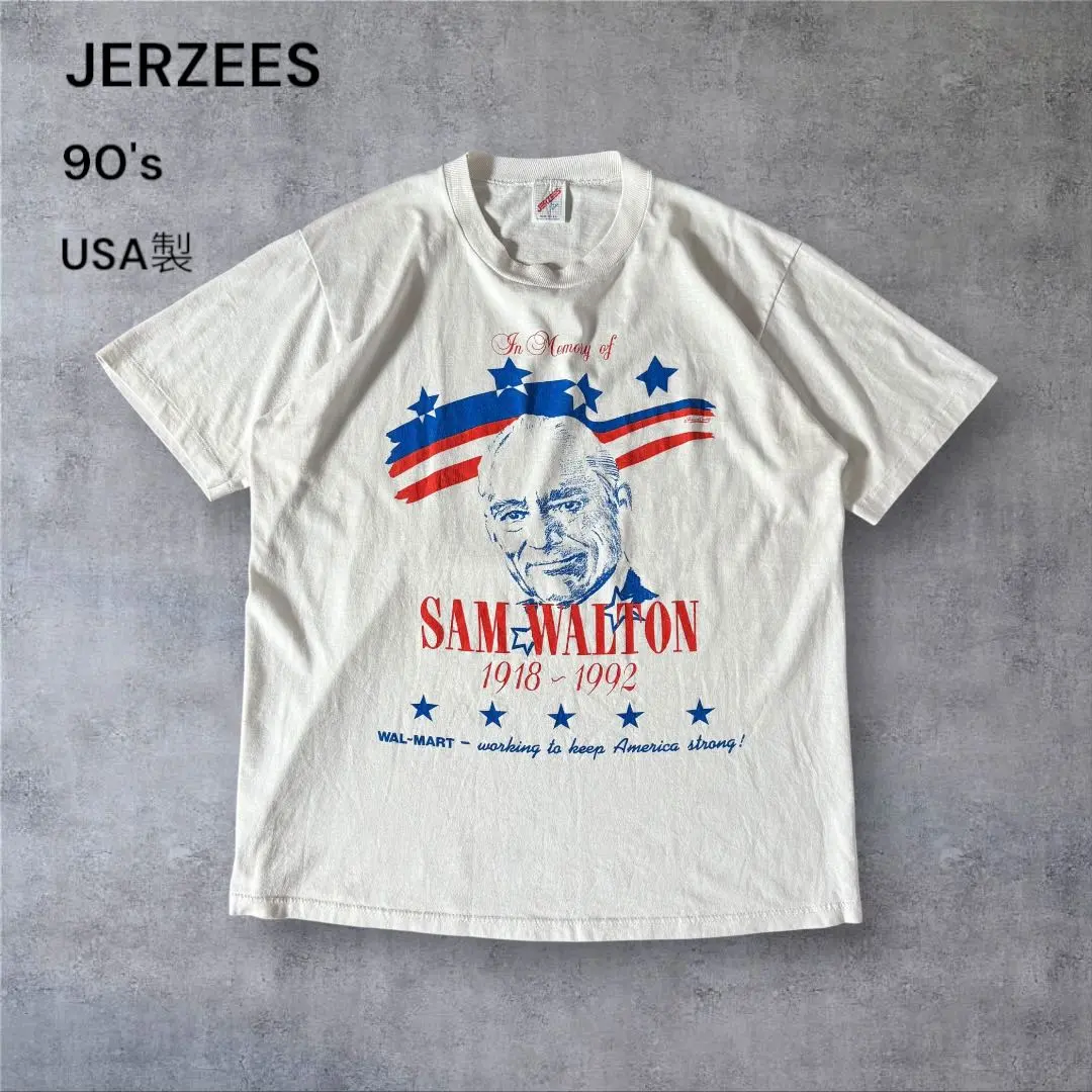 Thumbnail of 1133 Vintage Jerzees T-shirt made in USA in the 90s, Sam Walton, founder