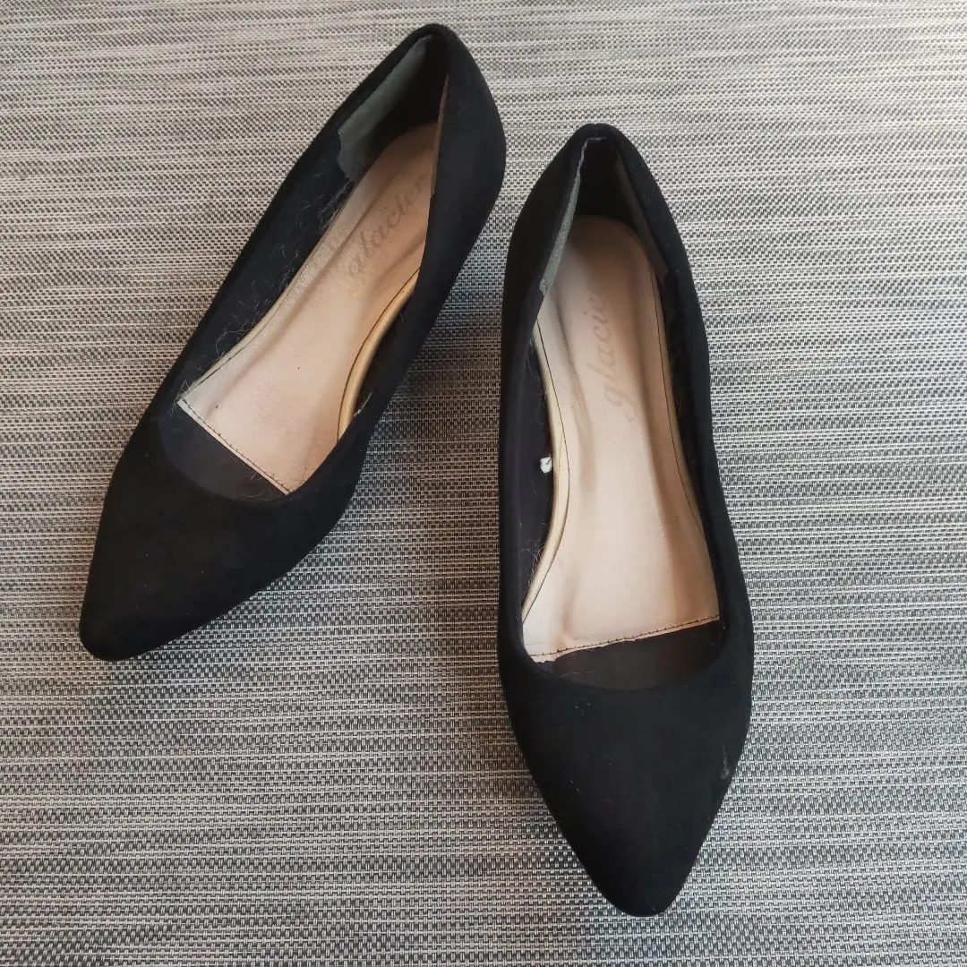 Thumbnail of Glacier Black Pointed Toe Pumps 23.5cm (US Size: 6.5) M Size