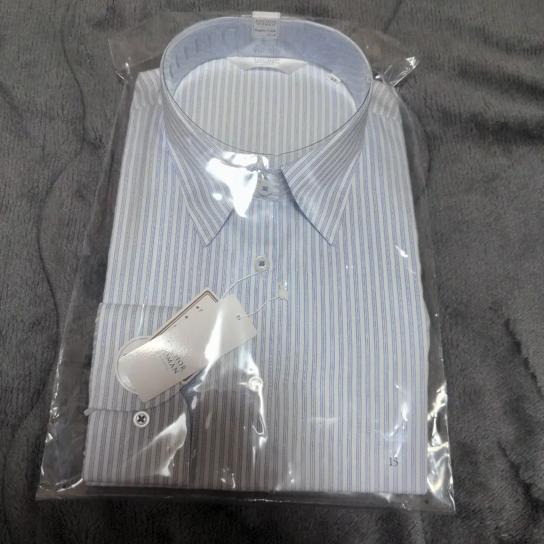 Thumbnail of [Set of 2] Aoyama Ladies' Dress Shirts, Long Sleeve, Size 15