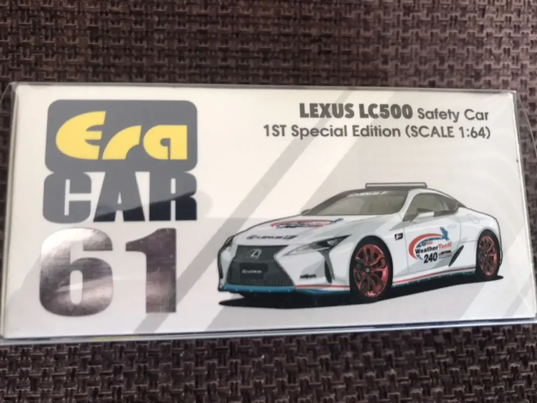 ERACAR レクサス EraCar 1/64 01 LEXUS LC500 (Dark Black Manga) マンガカー