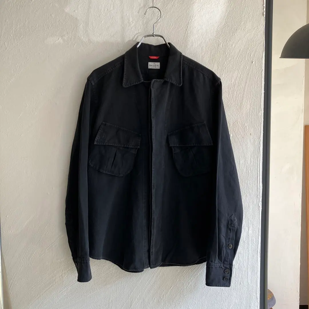 美品 BAGUTTA THE SHACKET ミリタリージャケット バグッタ シャツ＋ジャケットは？ …それはシャケットです。｜TOKYOlife