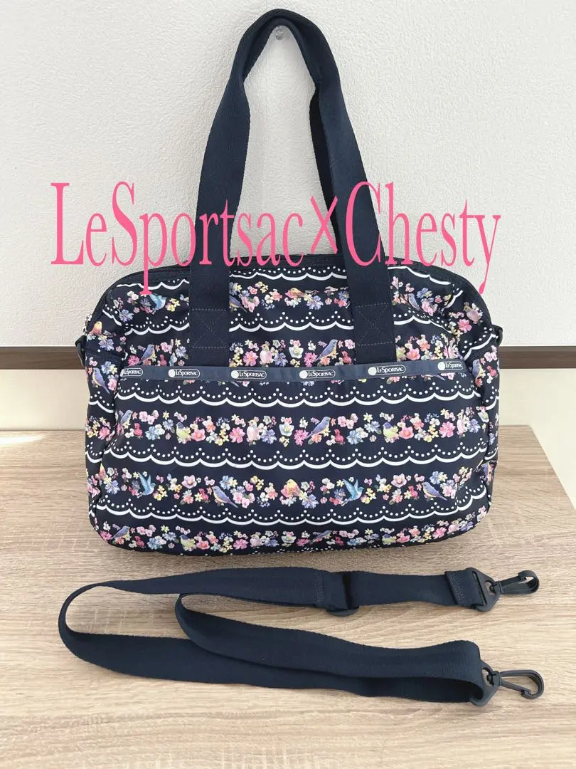 完売品✨Chesty × LeSportsac✨ コラボ ボストンバック フレア 完売品✨Chesty × LeSportsac✨ コラボ ボストンバック フレア