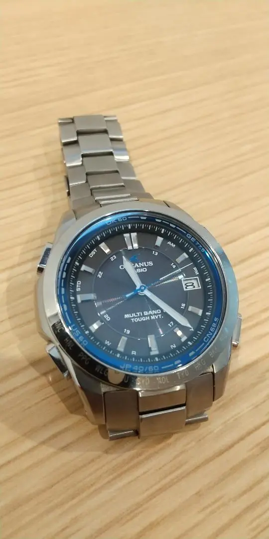 ★未使用★お洒落　カシオ　オシアナス　OCW-T100TD-1AJF デート CASIO OCEANUS OCW-T100TD-1AJF カシオ オシアナス タフソーラー