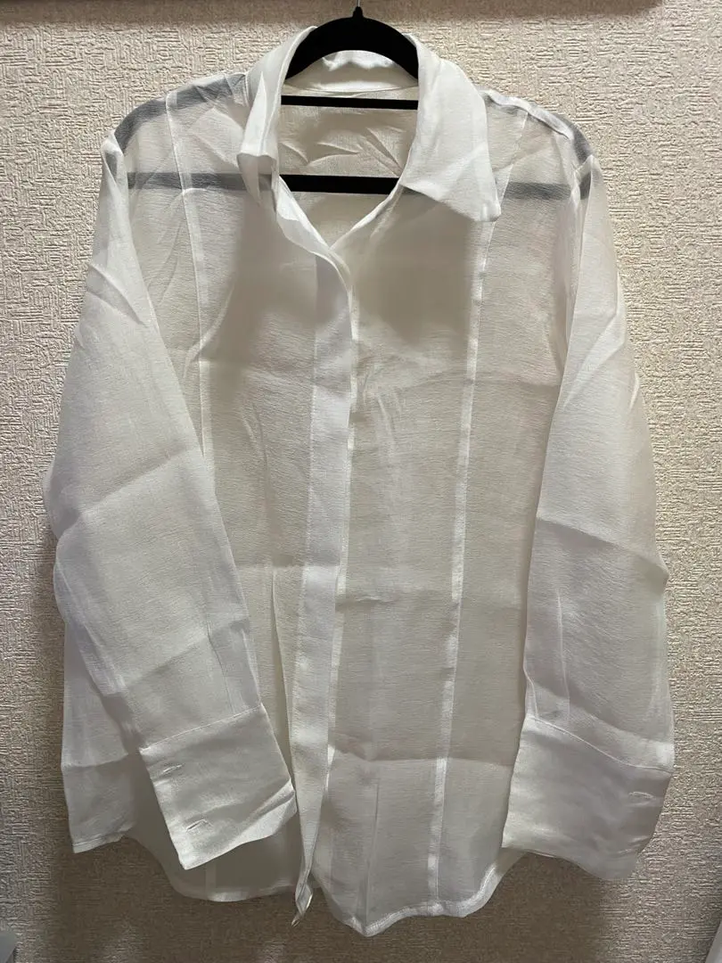 シャツ/ブラウス(長袖/七分) room306 CONTEMPORARY - Wood Button Shirt Tunic room306 Wood Button Shirt Tunic 新品タグ付（room306