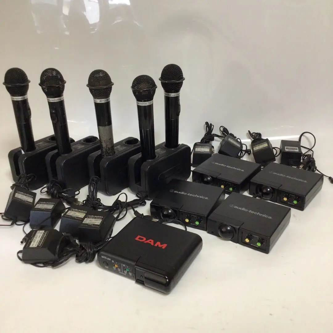 中古品　Audio-Technica AT-CR700 ワイヤレスマイクシステム 楽天市場】カラオケマイク周辺機器【中古】【送料無料