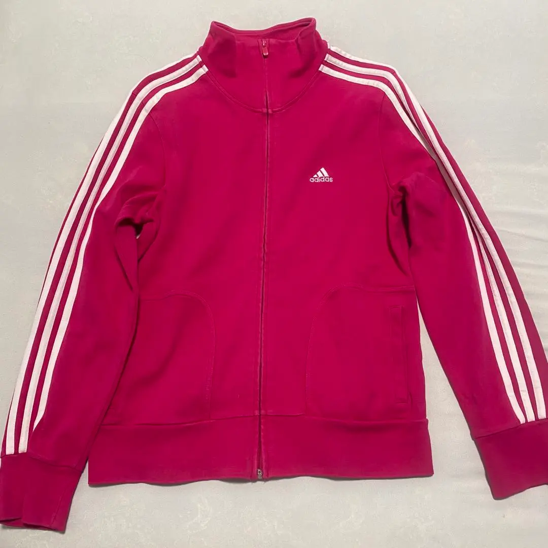 Thumbnail of Adidas pink track jacket, size M