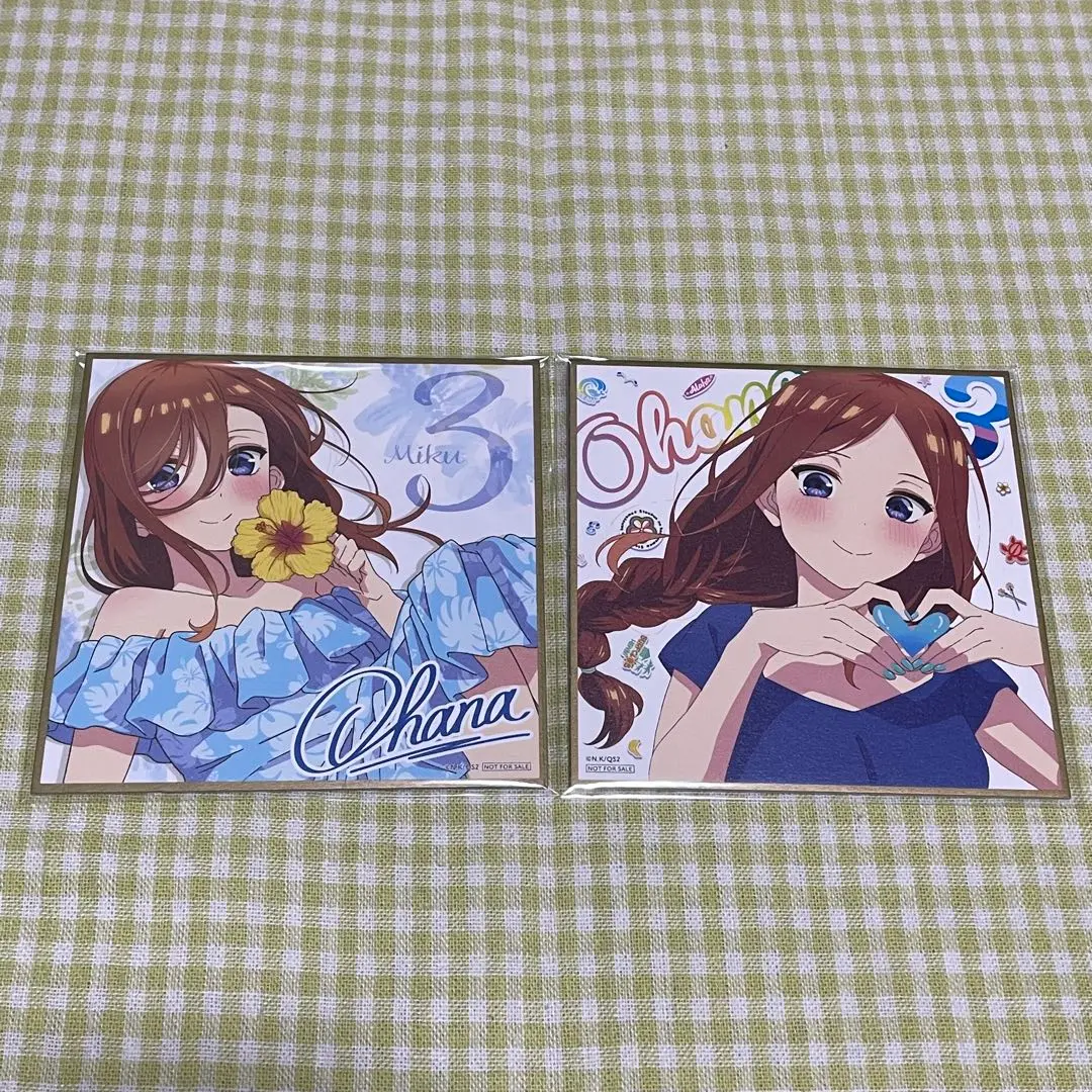 五等分の花嫁 三玖 色紙 Yahoo!オークション - 五等分の花嫁 三玖 ミニ色紙 花嫁ver