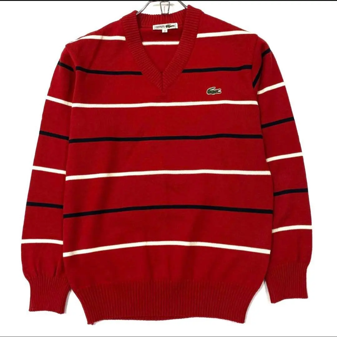 Thumbnail of Excellent condition LACOSTE V-neck sweater, women's M