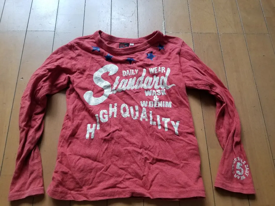 Thumbnail of WASK Vintage Used American Casual Long Sleeve T-shirt Red 120