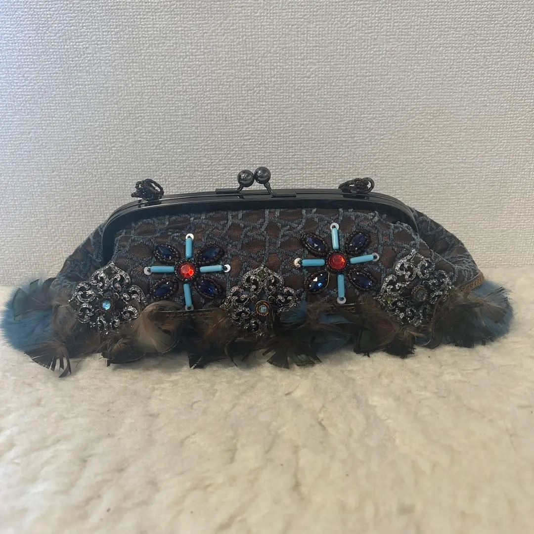 メリーフランシス MARY FRANCESビーズバッグ パーティー MARY FRANCES ビーズ刺繍 ショルダー パーティーバッグ