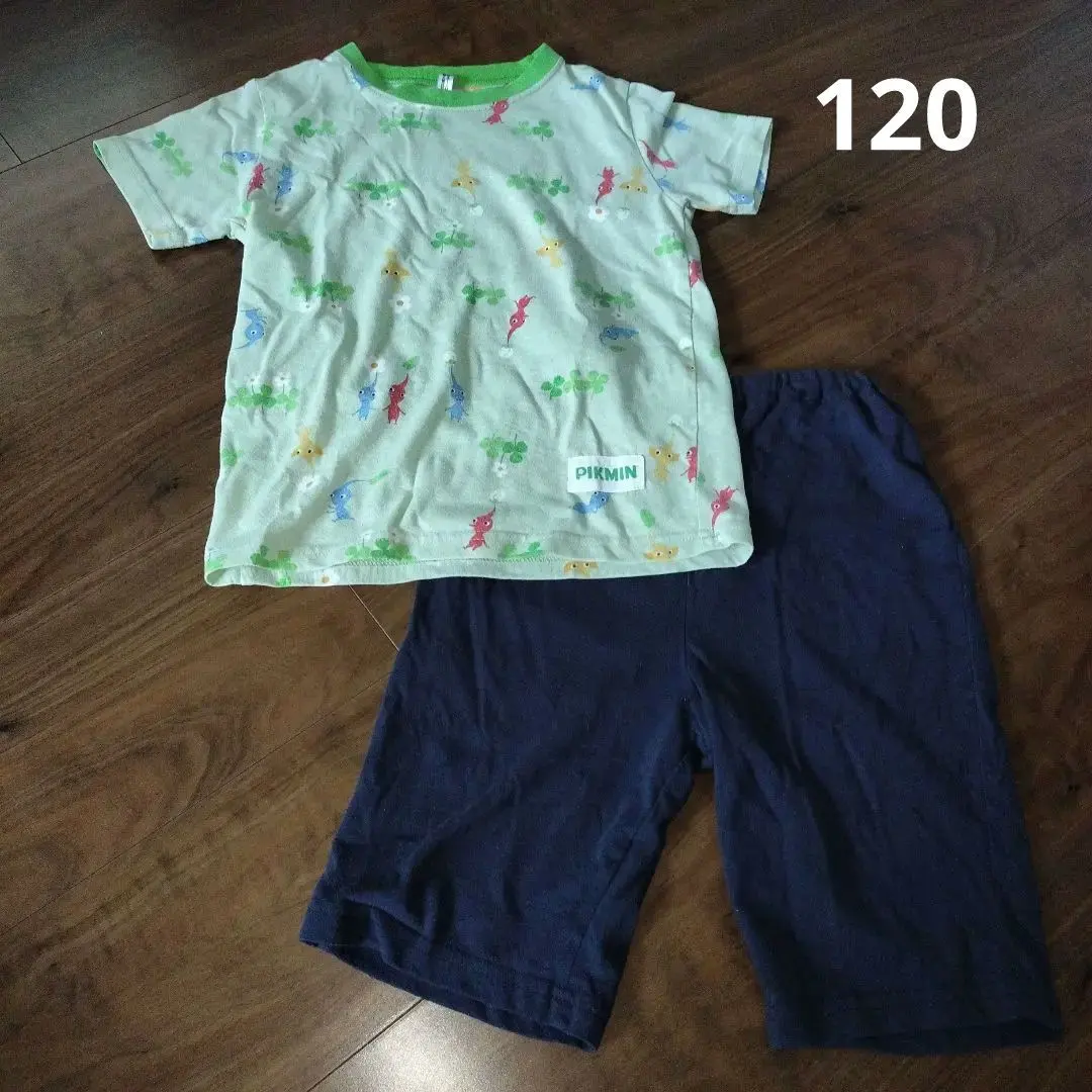 皮克敏 短袖 睡衣 120cm 的縮圖