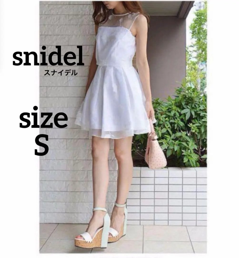 SNIDEL スナイデル オパールドレス サイズ0 レース パーティー SNIDEL スナイデル オパールドレス サイズ0 レース パーティー