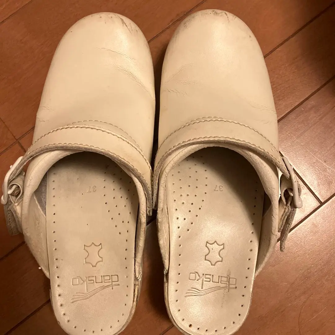 ダンスコ　dansko イングリッド　本革レザー　サンダル　スリッポン 37 白 楽天市場】【最大12％OFFクーポン！】【正規品】ダンスコ