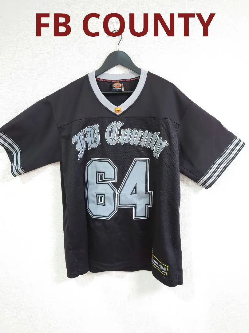 FB County XL ユニフォーム 黒 FB COUNTY XL 黒 Vネックシャツ 64 - メルカリ