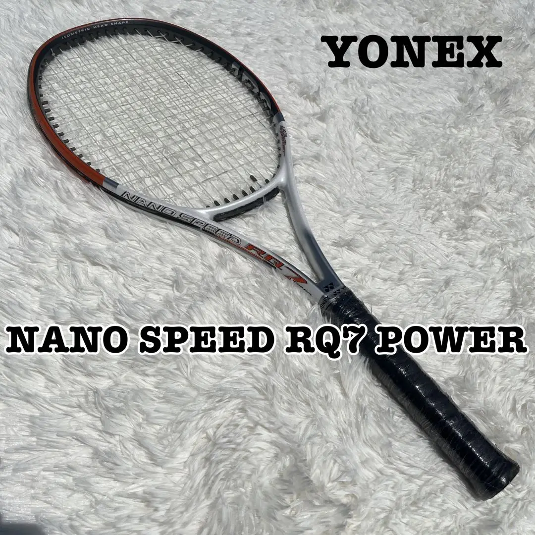 YONEX NANOSPEED RQ7 G1 4 1/8 Tennis racket MultiCollar Used