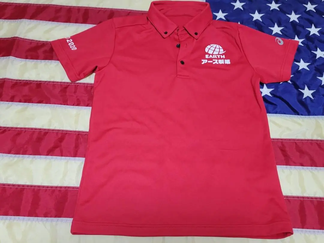 Thumbnail of Corporate item, Asics authentic, Tokyo Olympics, not-for-sale short-sleeved polo shirt