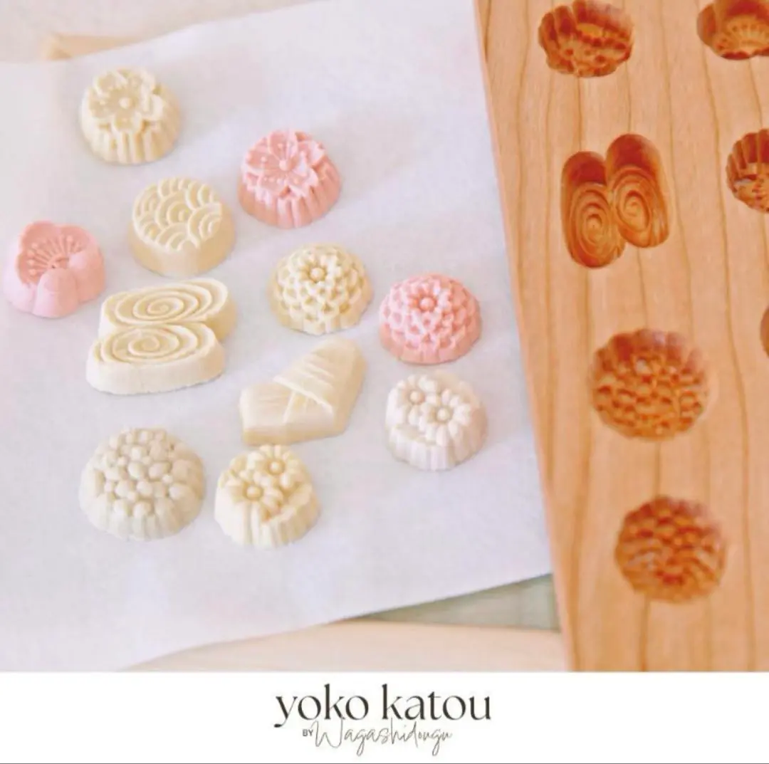 木製 和菓子型 桜模様 さくら　押し型　紅葉 楽天市場】KUNNKENN 練り切り道具 桜 さくら 押し型 | 菓子型