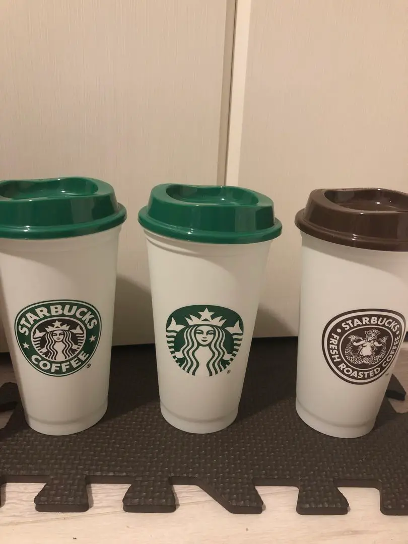 U*様 スタバ 1号店限定 タンブラー シアトル リユーザブルカップ パイクプレ Starbucks スターバックス 北米シアトル1号店限定 フタ付き