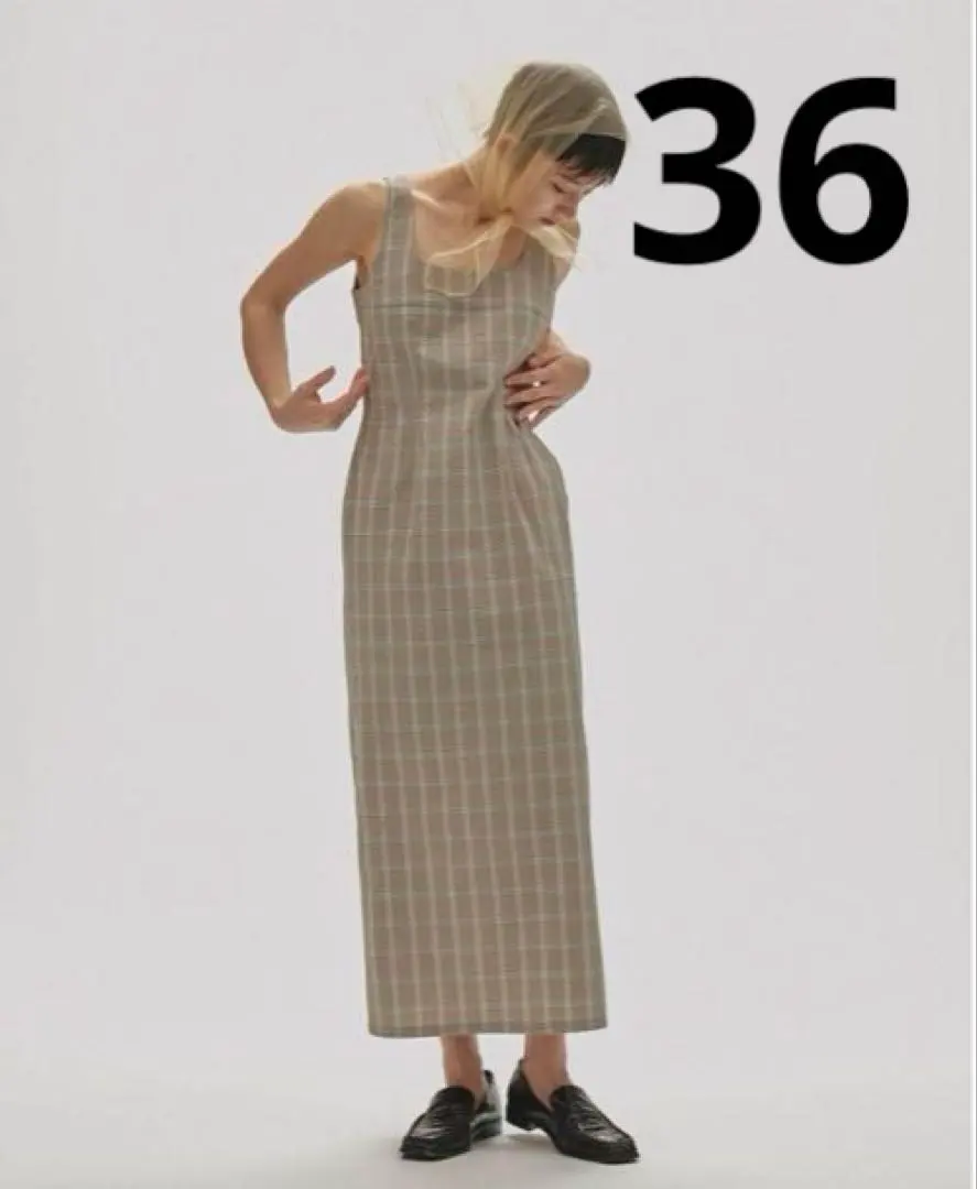 todayful チェックペンシルドレス　サイズ36 todayful チェックペンシルドレス サイズ36