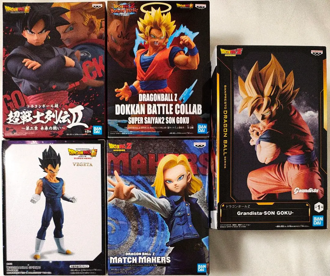 ドラゴンボール　MATCH MAKERS 3個ずつ　18個まとめ売り☆ Amazon.com: Banpresto Dragon Ball Z Match Makers-Android 18