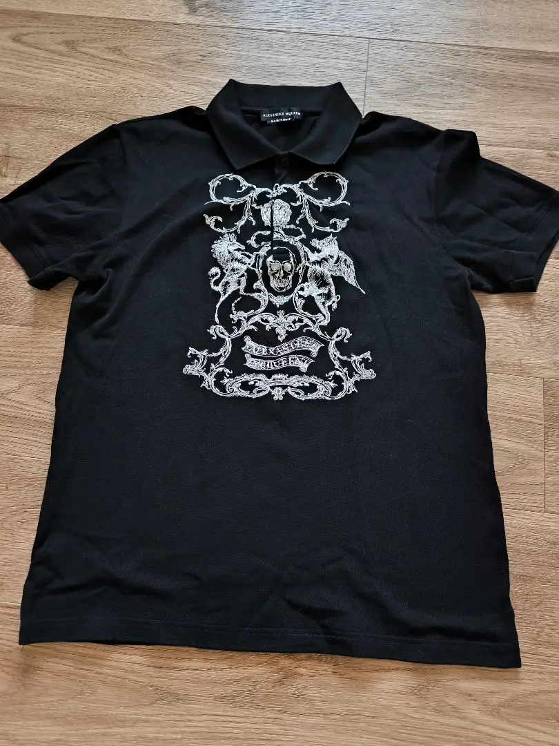 Alexander McQueen ハーネスストラップ ポロシャツ スカル М m55149340897_1.jpg?1747655661
