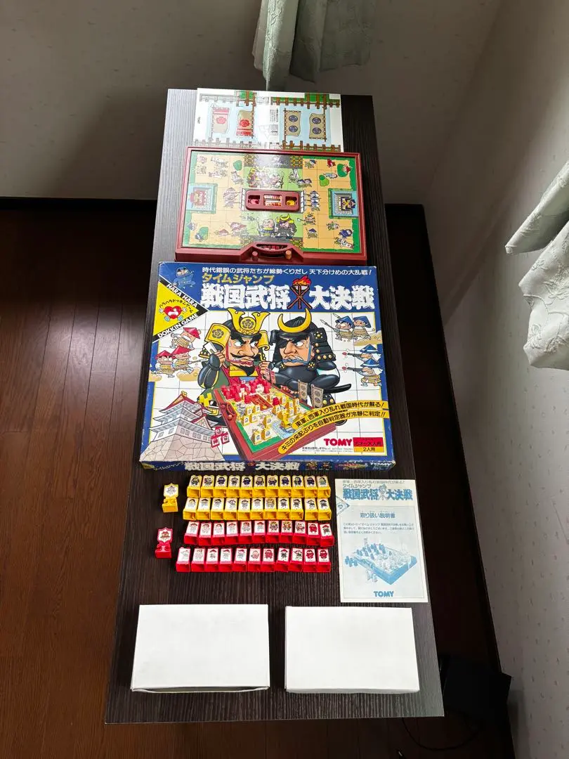 レア「タイムジャンプ 戦国武将 大決戦」　トミー　知育 ゲーム 玩具　希少価値 タイムジャンプ戦国武将大決戦 ボードゲーム TOMY - メルカリ