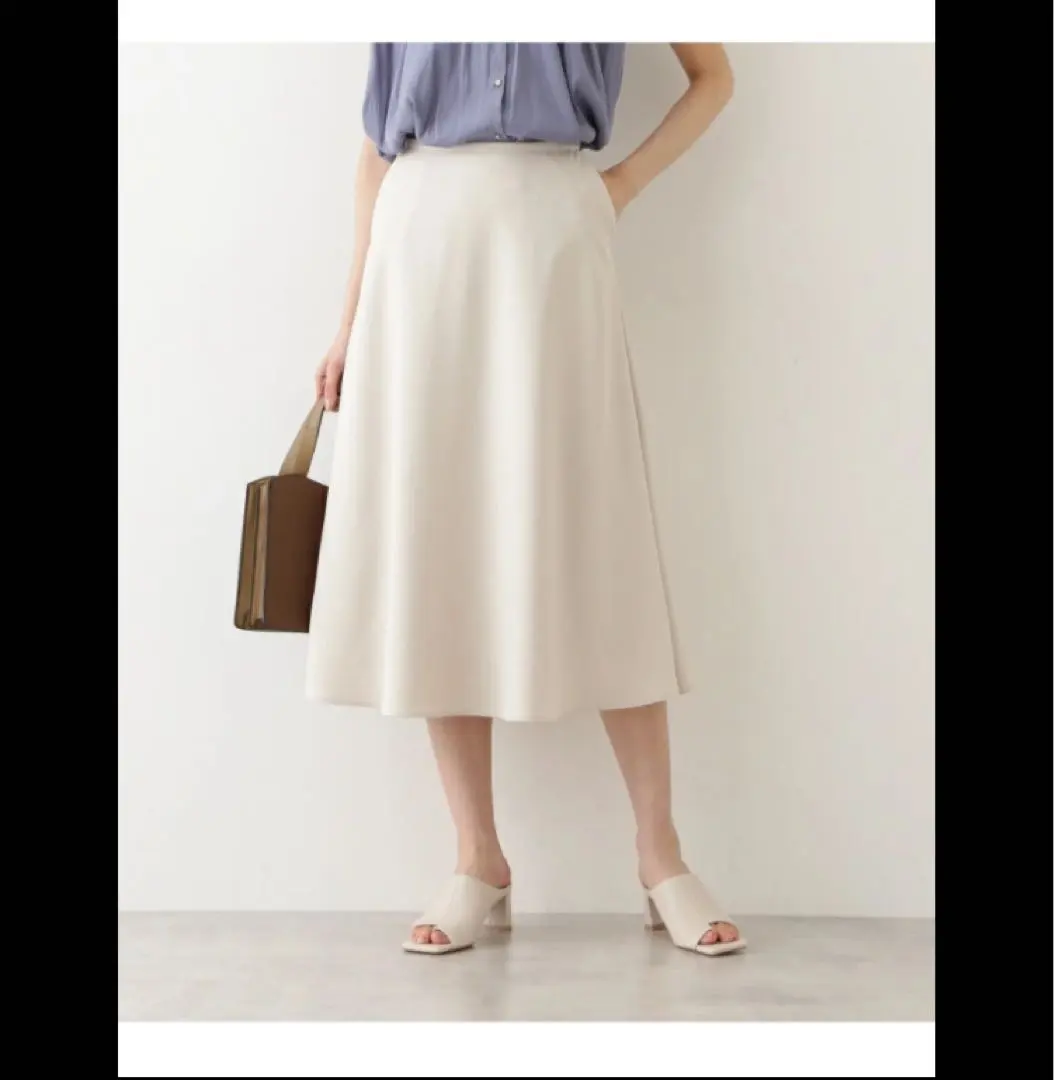 Thumbnail of [Washable] Linen-like Skirt - NATURAL BEAUTY BASIC
