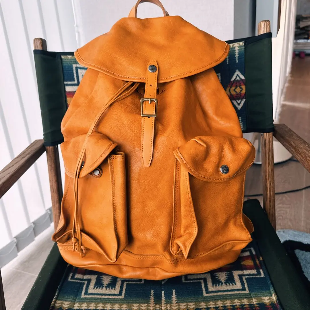 RRLシアリングレザーバックパック 2025年最新】RRL レザー リュックの人気アイテム - メルカリ