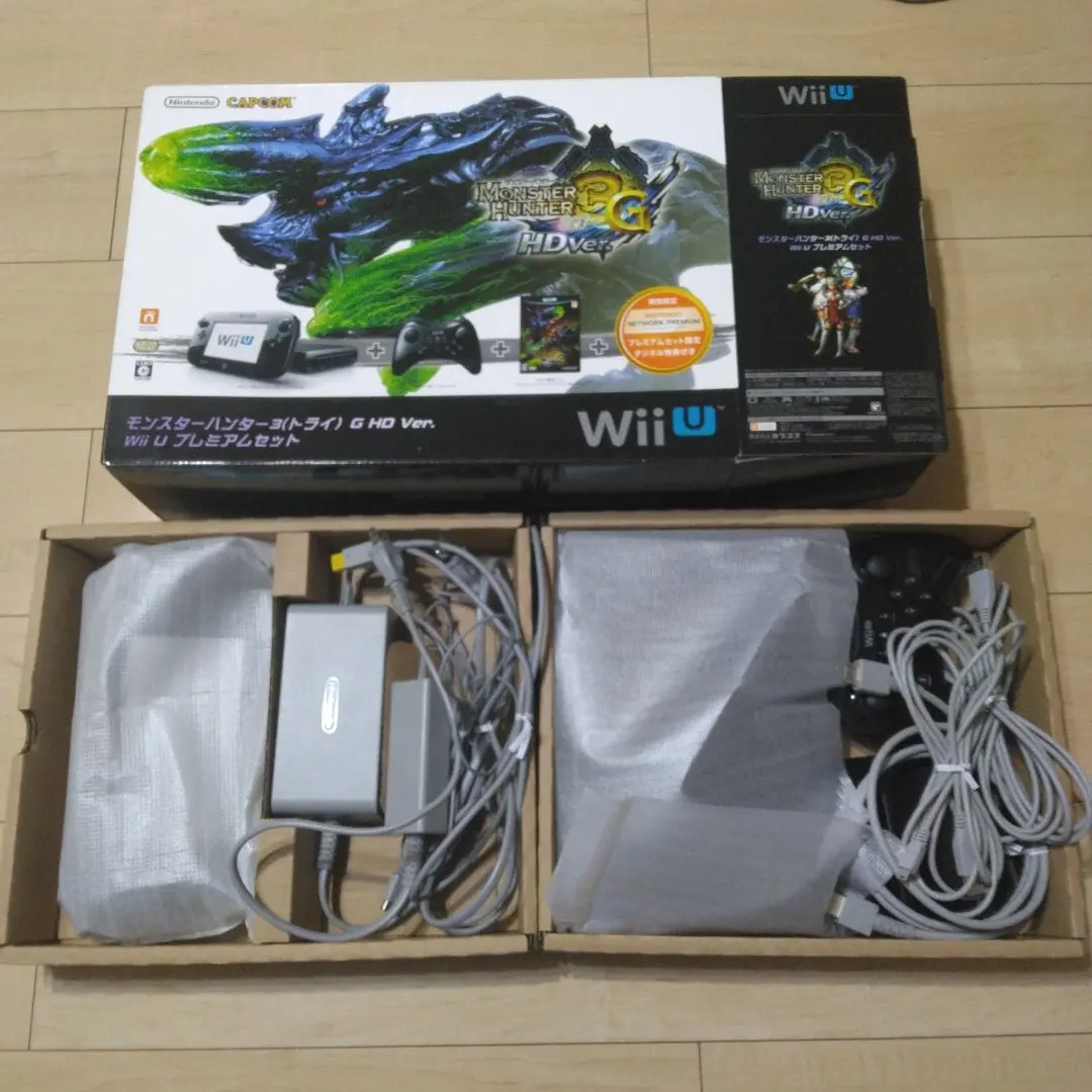 中古　モンスターハンター3 （トライ）G HD Ver.WiiUプレミアムセット Amazon | モンスターハンター3 (トライ)G HD Ver. Wii U