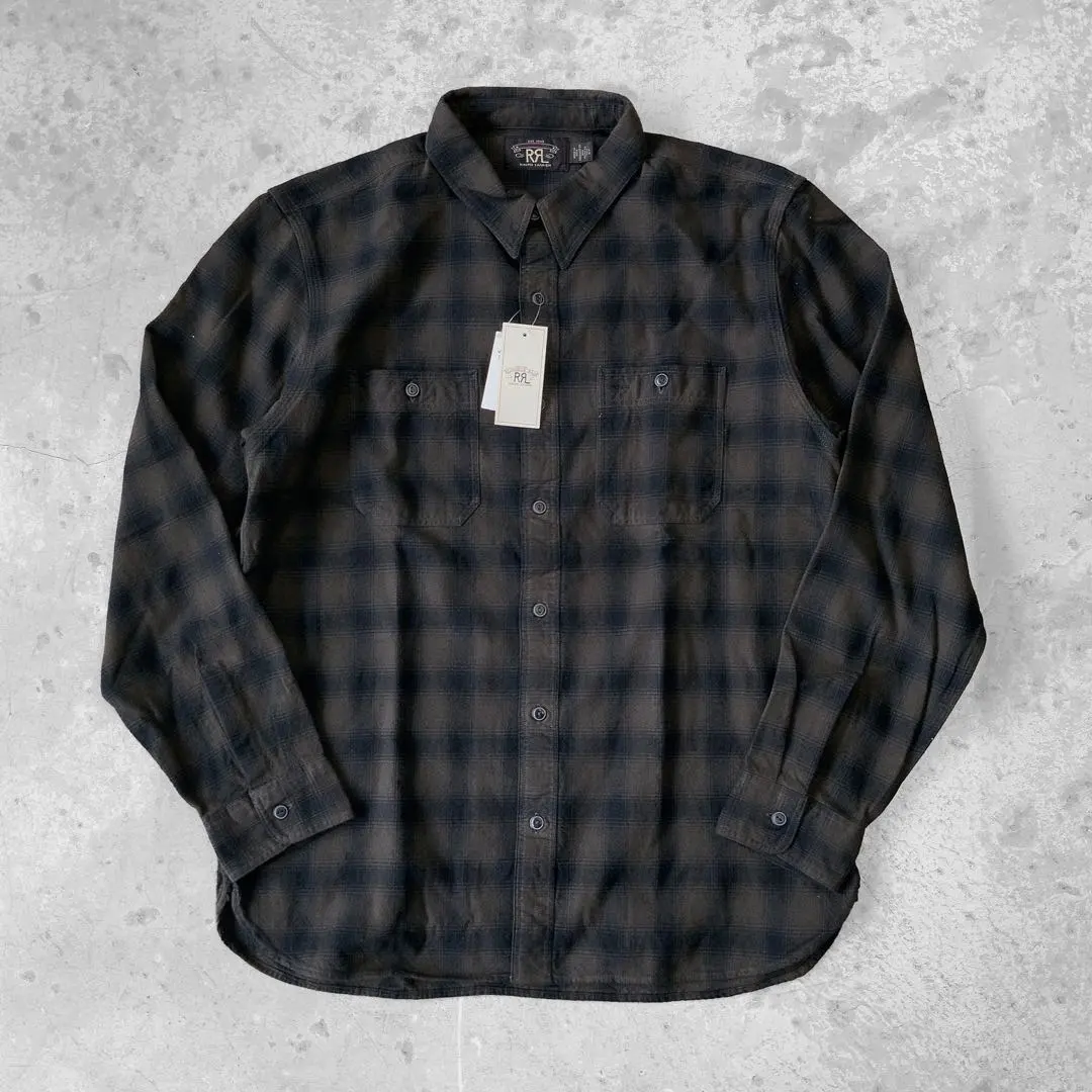 Fの人 L 新品 RRL チェックシャツ グランメゾンパリ 東京 L 新品 RRL チェックシャツ キムタク着 グランメゾンパリ 東京