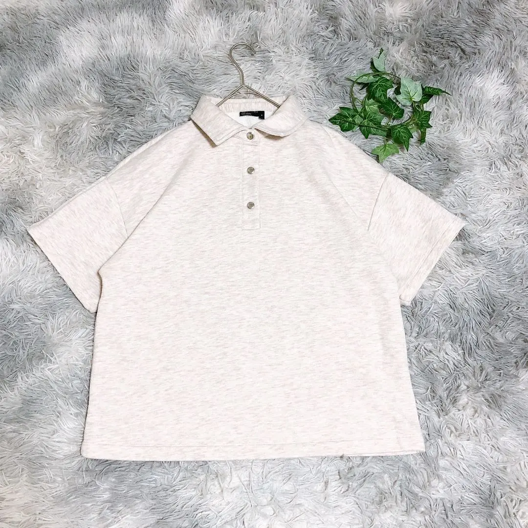 ASOS DESIGN 艾索斯設計（M）七分袖 Polo衫 針織衫 的縮圖