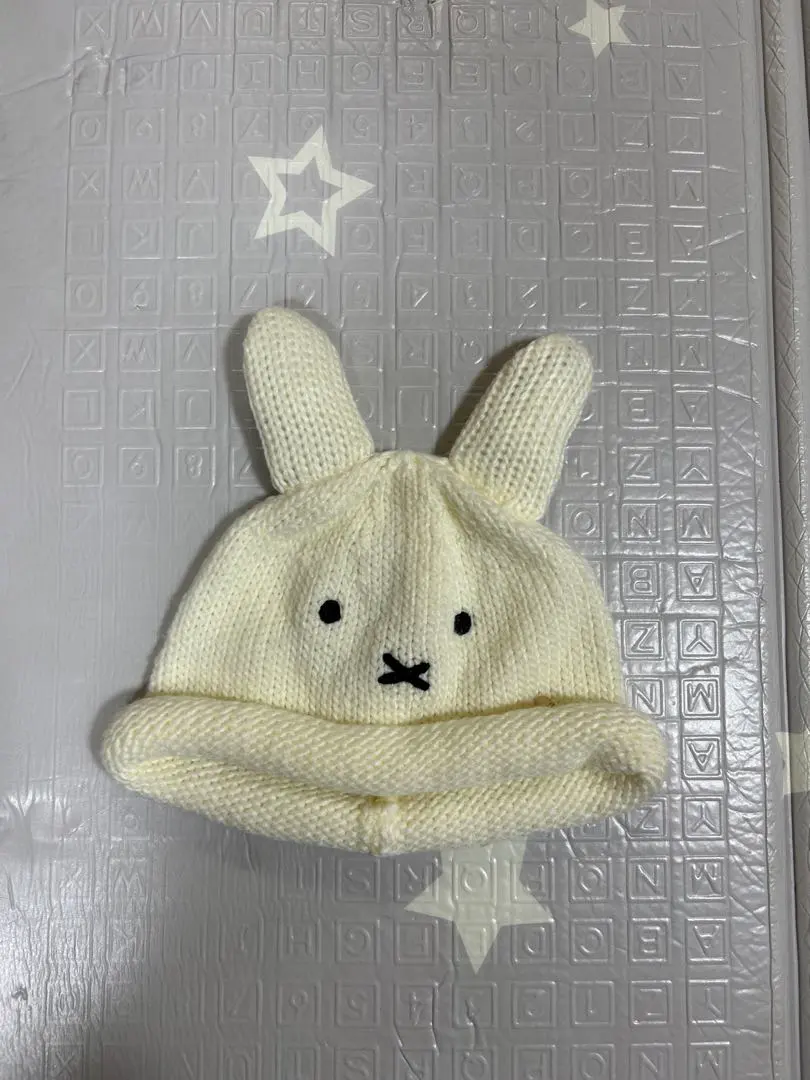 Thumbnail of petit main Miffy collaboration knit cap 54cm